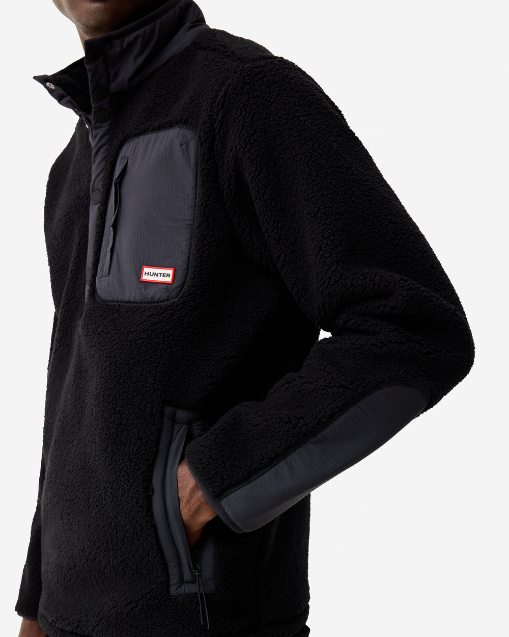 Men's Athol Half Zip Borg Fleece Jacket