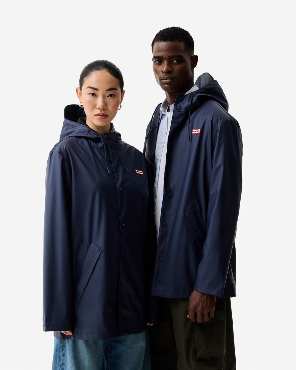 Unisex Downpour Jo PU Rain Parka