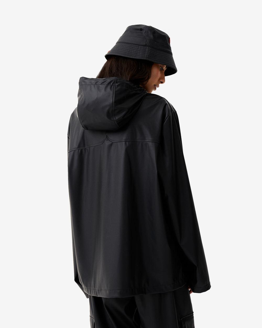 Unisex Downpour Izzy PU Hooded Jacket