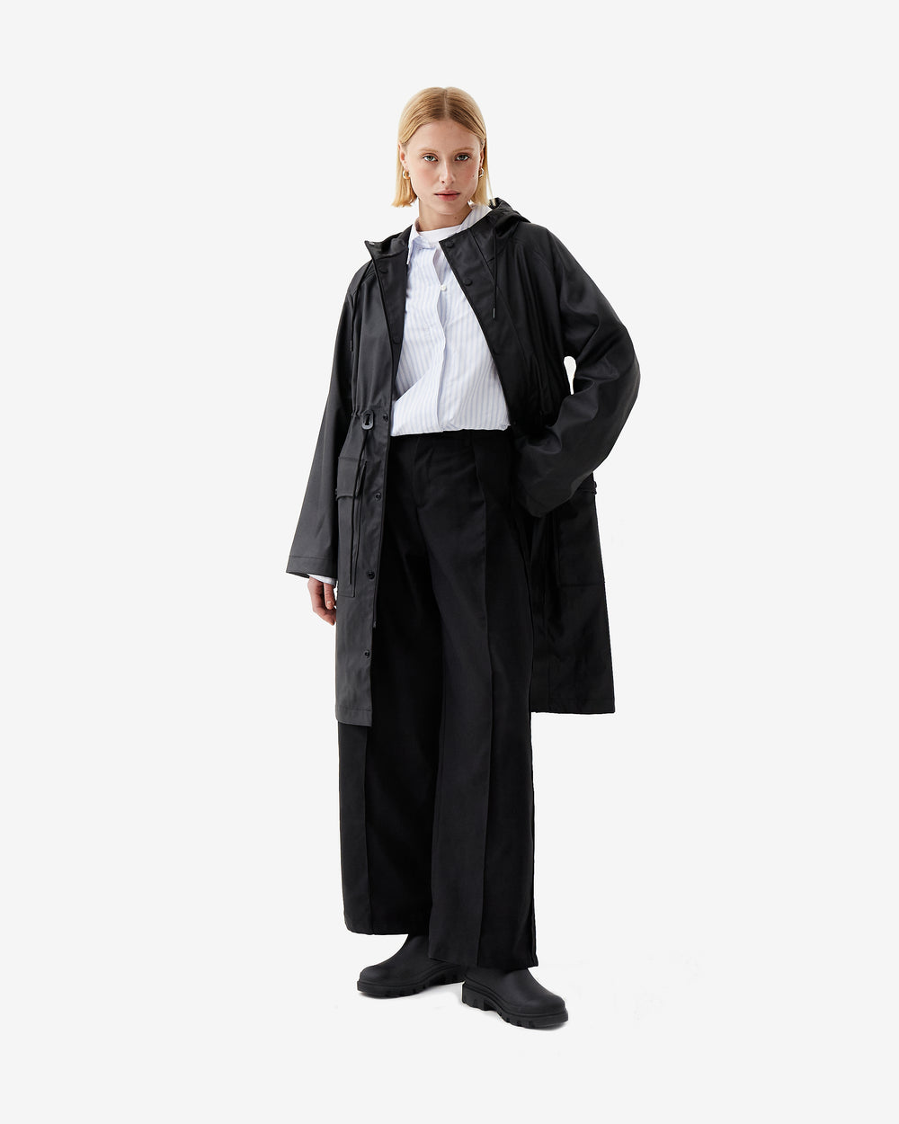 Women's Downpour Janna PU Rain Parka
