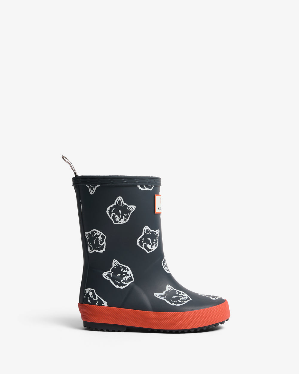 MAISON KITSUNÉ X HUNTER Fox Head Kids First Contrast Boots