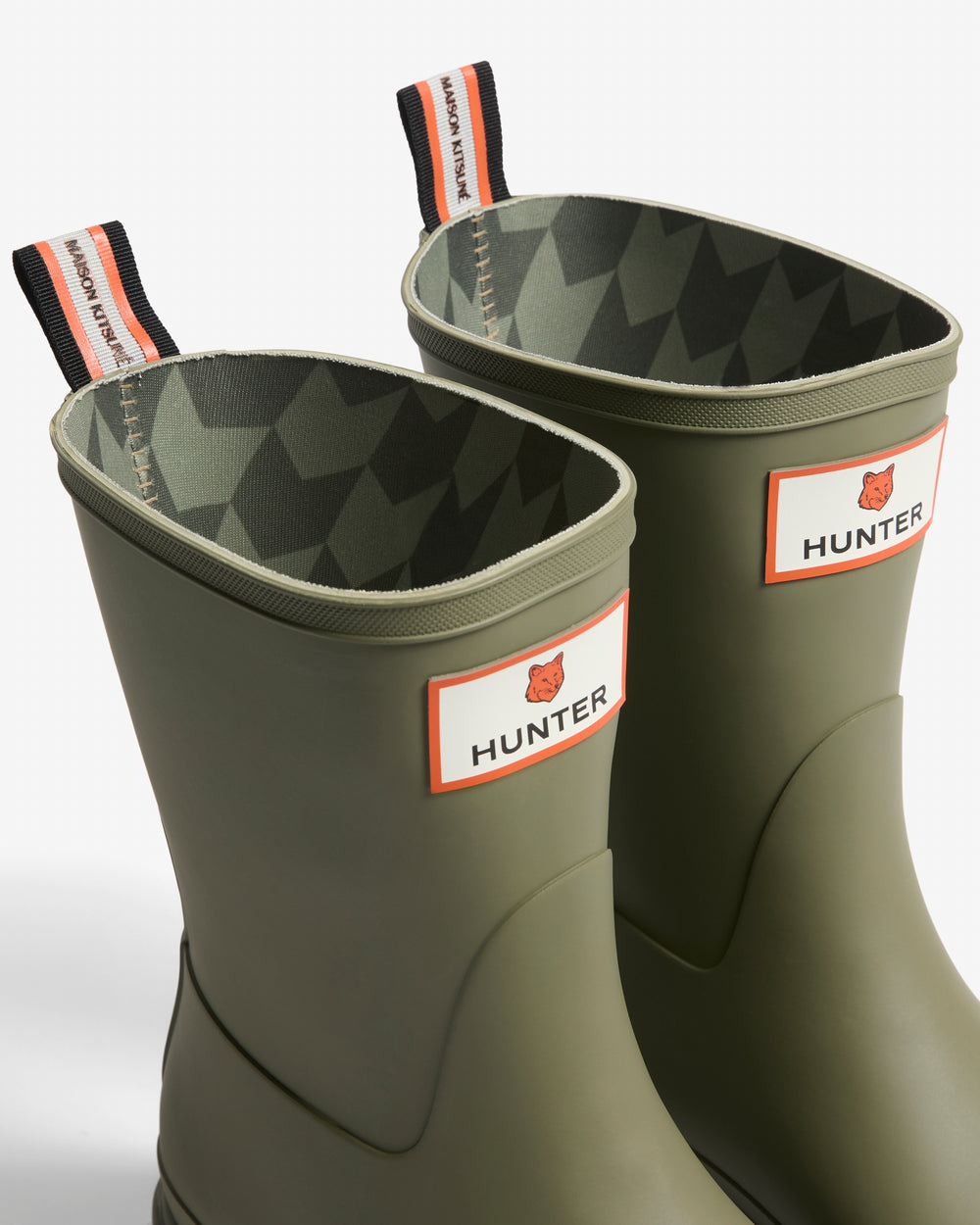 MAISON KITSUNÉ x HUNTER Unisex Downpour Short Boot