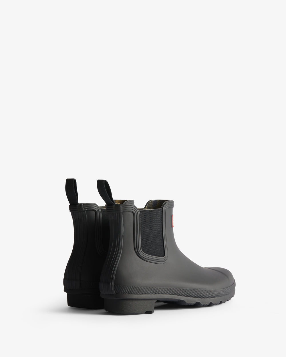Women's Tartan Lining Chelsea Boots