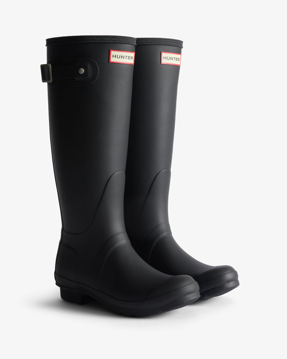 Women's Tartan Lining Tall Wellington Boots