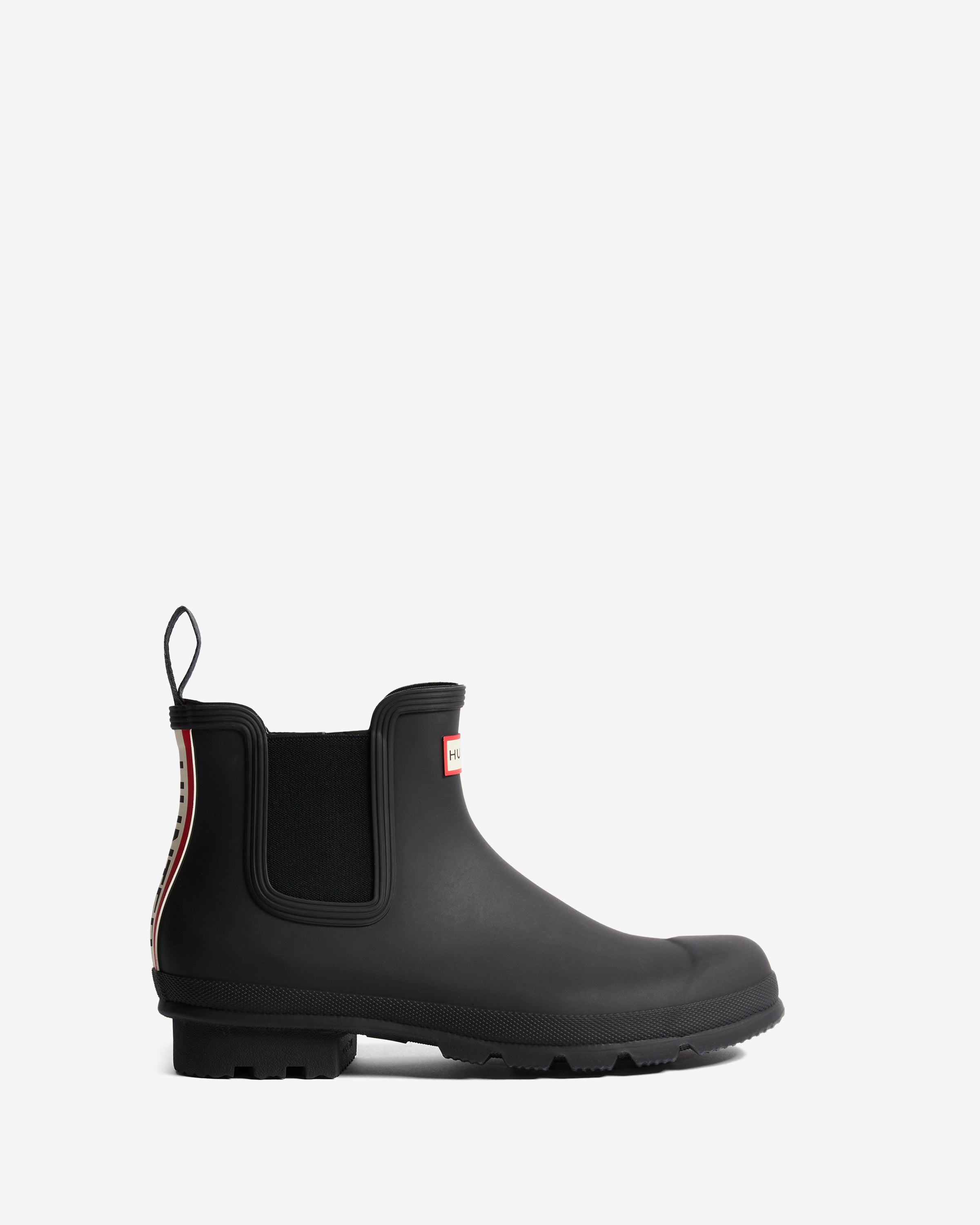 Mens Original Chelsea Hunter Tri Colour Logo Backstrap Boots Hunter