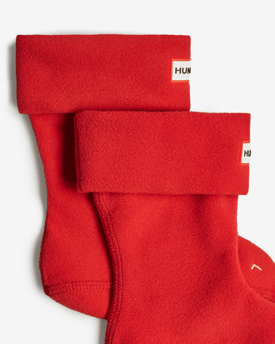 Kids Recycled Fleece Cuff Boot Socks