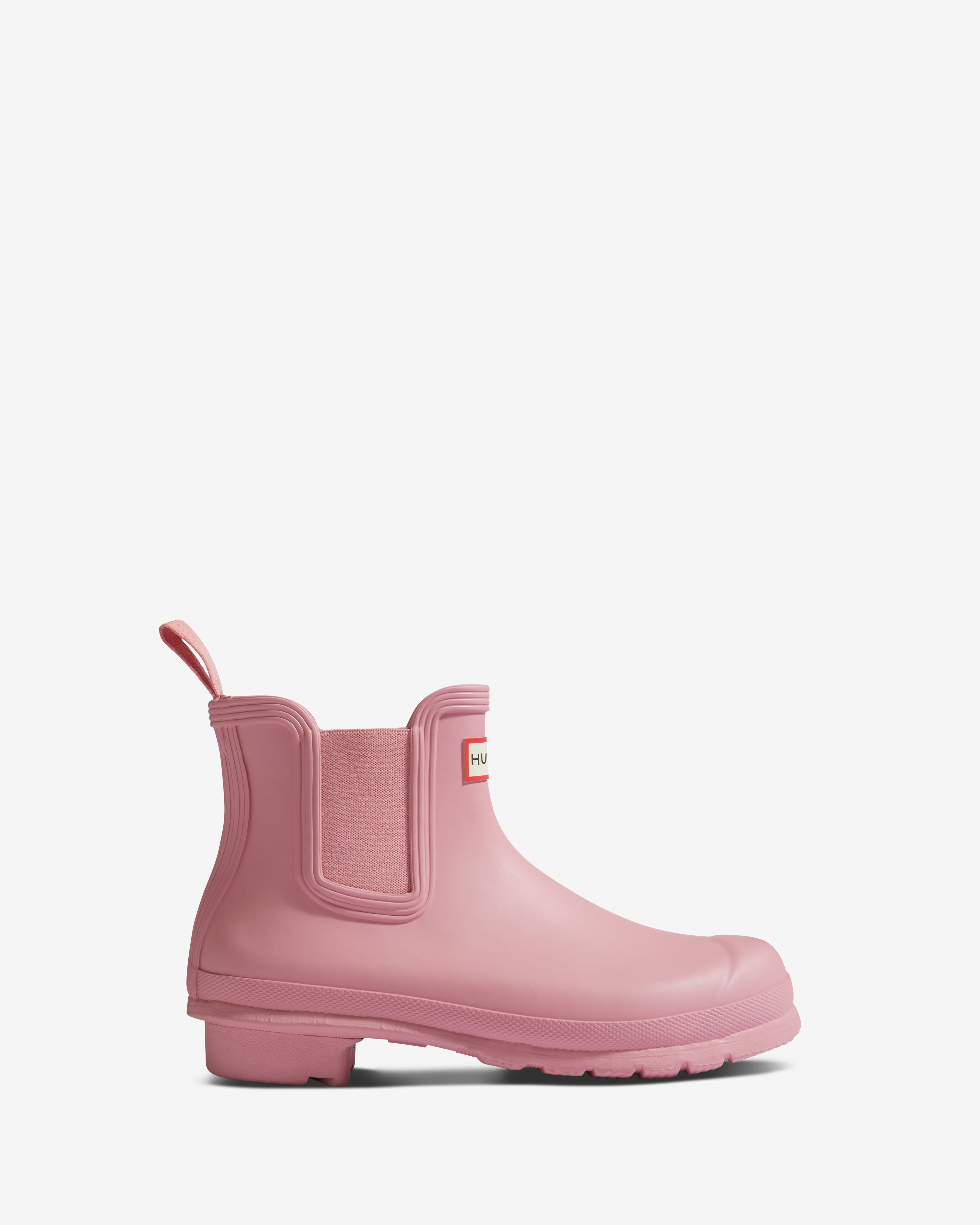 Pink chelsea hunter boots on sale