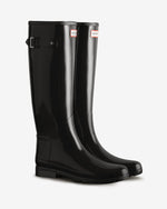 Women's Refined Slim Fit Tall Gloss Wellington Boots