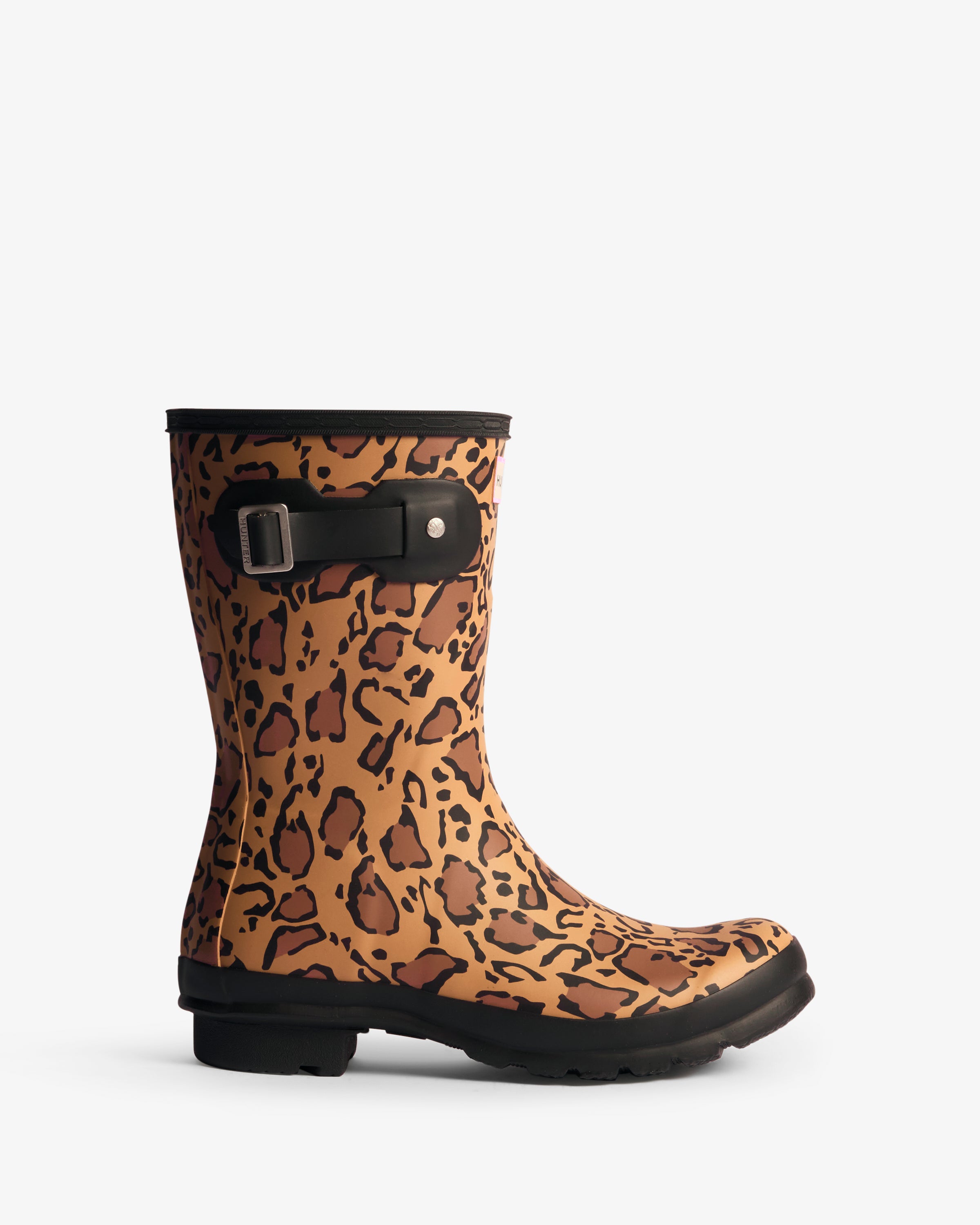 Womens Original Short Leopard Print Boot – Hunter Boots UK
