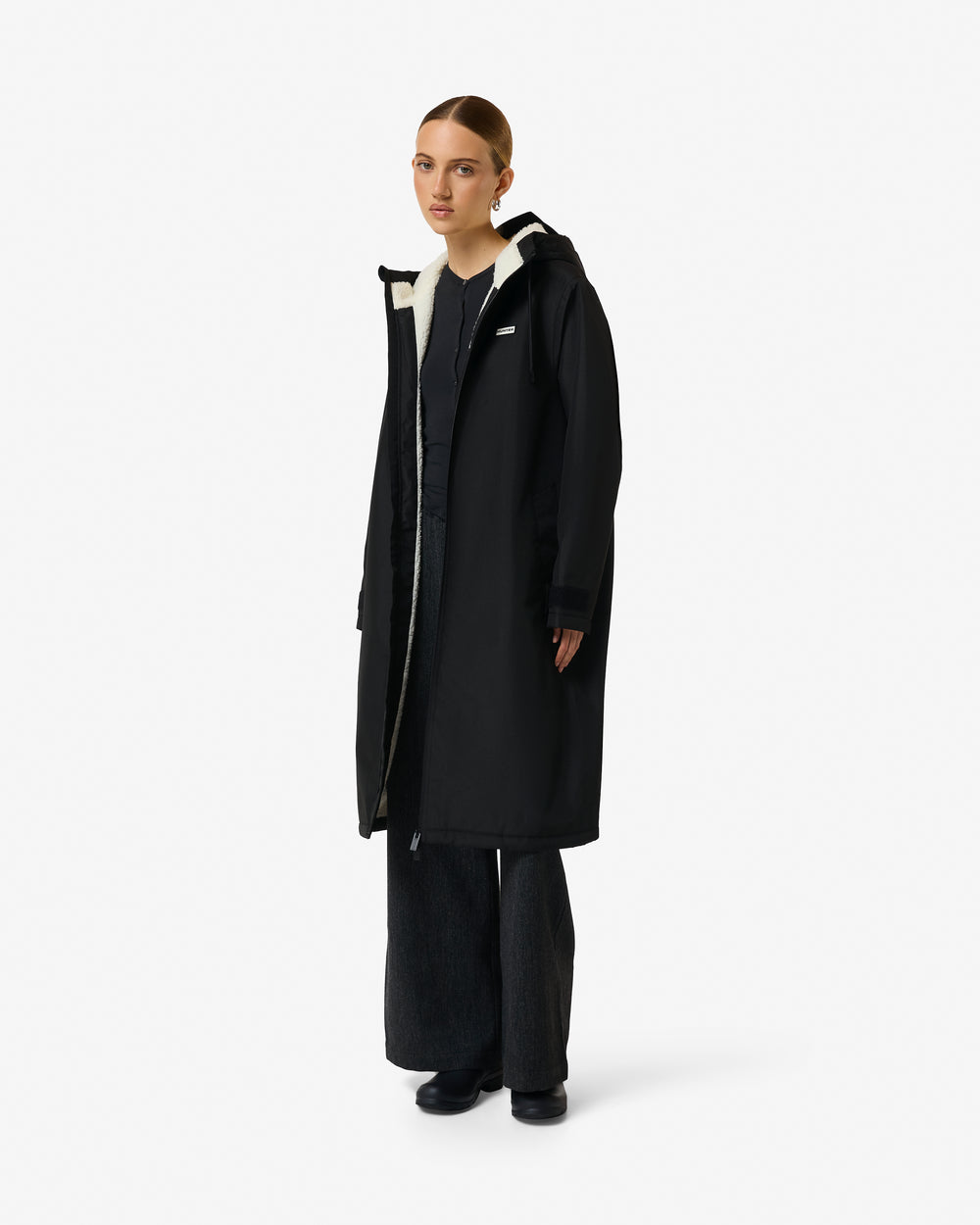 Women's Black Alton Cocoon Cloak