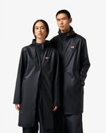 Unisex Black Downpour Andrea PU Rain Coat