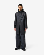Unisex Black Downpour Andrea PU Rain Coat