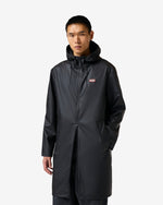 Unisex Black Downpour Andrea PU Rain Coat
