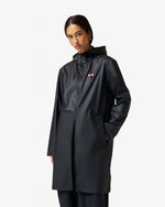 Unisex Black Downpour Andrea PU Rain Coat