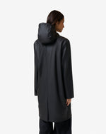 Unisex Black Downpour Andrea PU Rain Coat