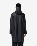 Unisex Black Downpour Andrea PU Rain Coat