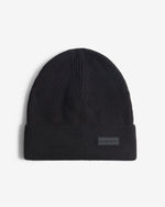 Unisex Black Arla Ribbed Cuff Beanie & Scarf Box Set