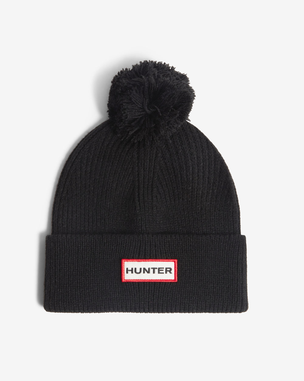 Unisex Black Arrinay Ribbed Pom Beanie/Scarf Box Set