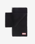 Unisex Black Arrinay Ribbed Pom Beanie/Scarf Box Set