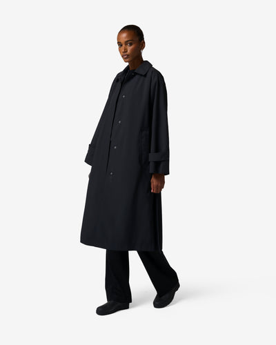Women's Black Aboyne City Rain Coat