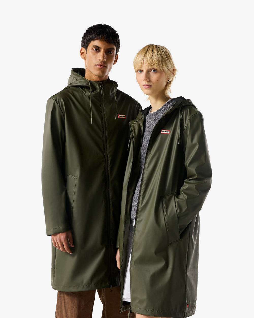 Unisex Downpour Andrea PU Rain Coat