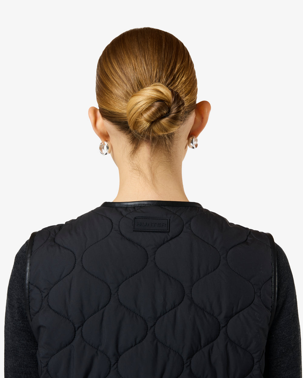 Women's Black Bonny Quilted Vest