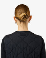 Women's Black Bonny Quilted Vest