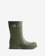 Women's Dark Olive Cirrus Short Wellington Boot