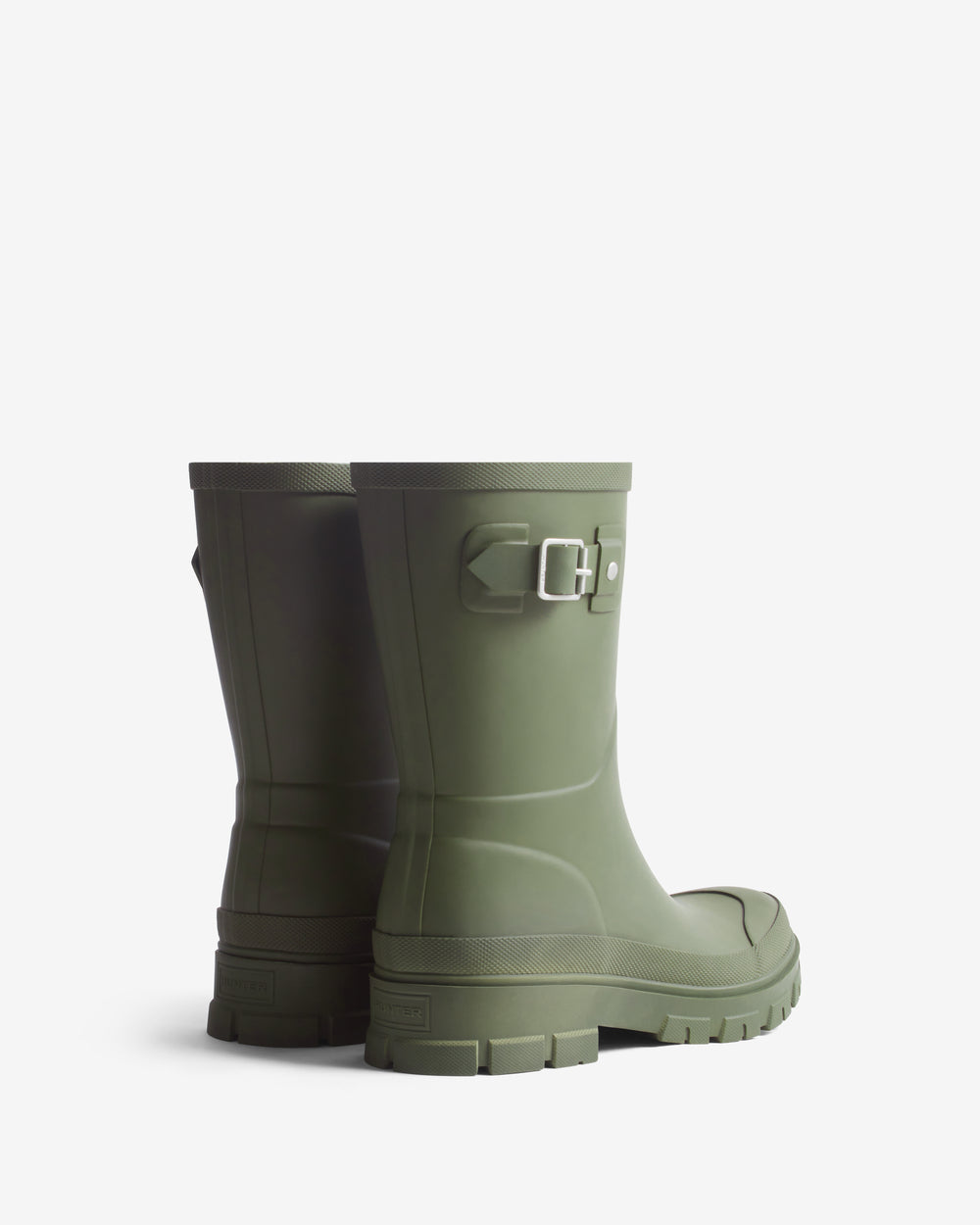 Women's Dark Olive Cirrus Short Wellington Boot