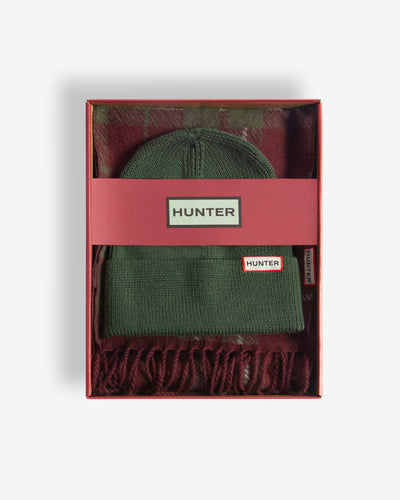 Unisex Kambaba Cuff Beanie/Tartan Scarf Box Set