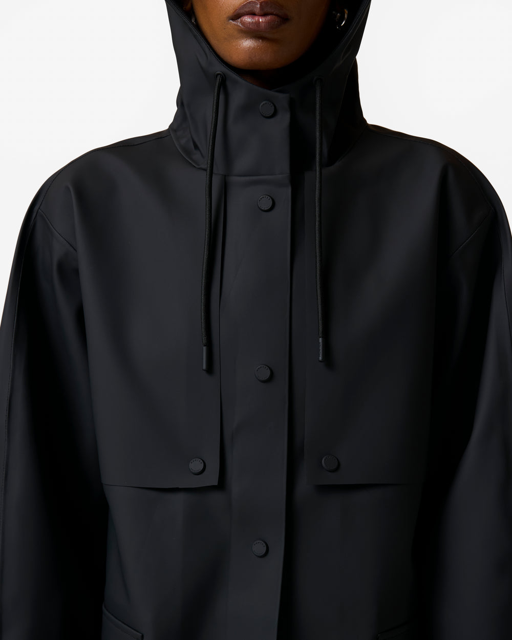 Women's Black Clova Rain Parka