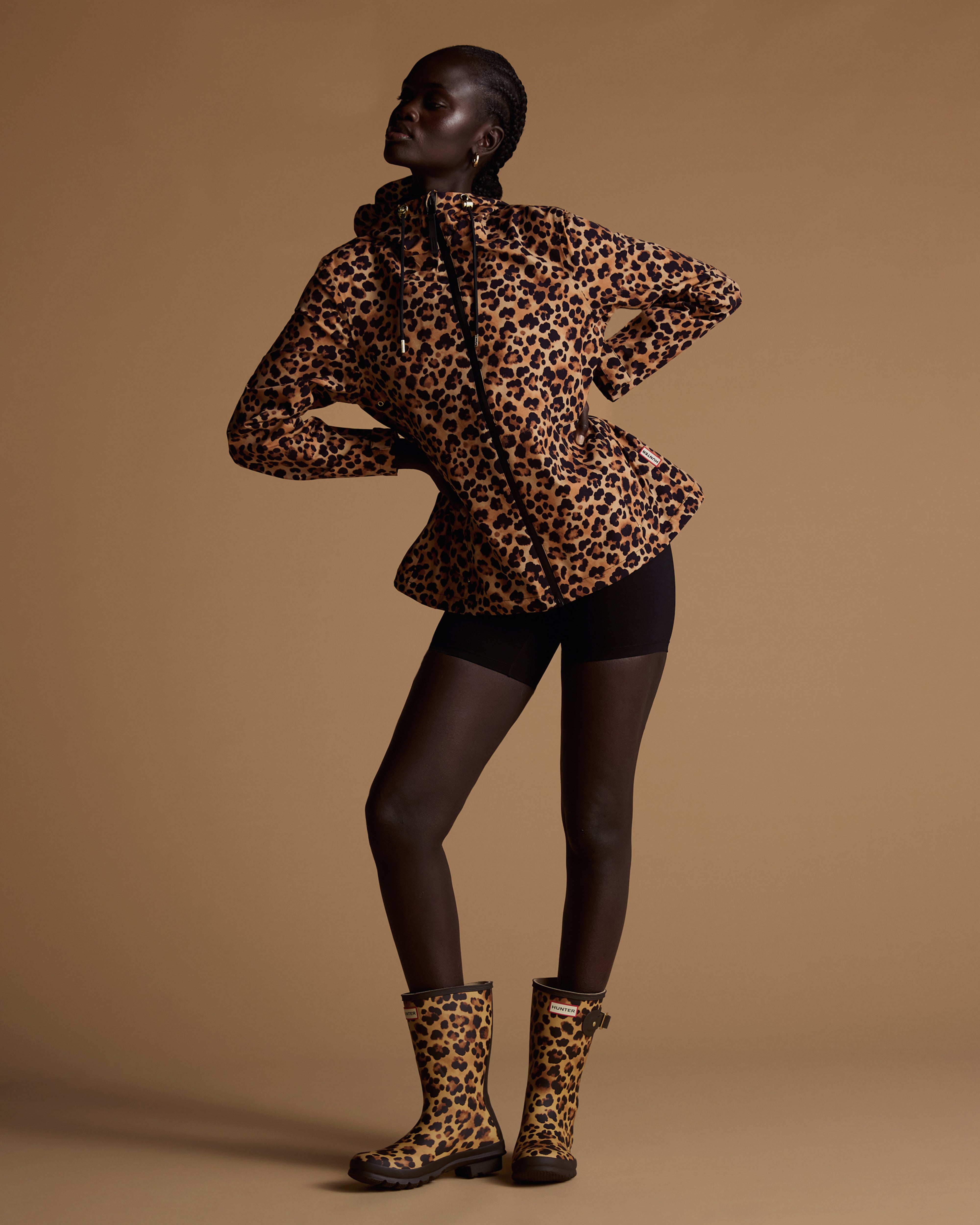 Women's Originals Leopard Print Waterproof Jacket – Hunter Boots UK