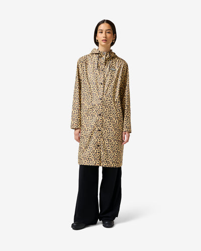 Women's Leopard Ellis PU Raincoat