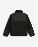 Kids Black Emil Half Zip Borg Pullover Jacket