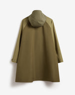 Displays the Green 'Hunter' branded Unisex GANNI X Hunter Waterproof Poncho