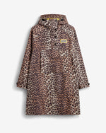 Displays the Leopard 'Hunter' branded unisex GANNI X Hunter Waterproof Poncho