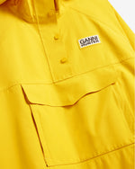 Displays the Lemon 'Hunter' branded Unisex Ganni X Hunter Waterproof Poncho