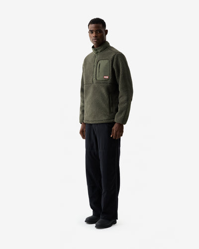 Men's Athol Half Zip Borg Fleece Jacket