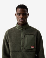Men's Athol Half Zip Borg Fleece Jacket