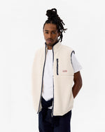 Men's Drill Borg Fleece Gilet