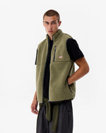 Men's Drill Borg Fleece Gilet