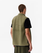 Men's Drill Borg Fleece Gilet