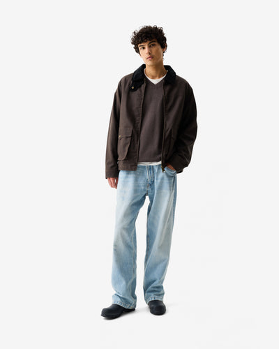 Unisex Duggan Oversized Waxed Jacket