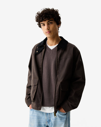 Unisex Duggan Oversized Waxed Jacket