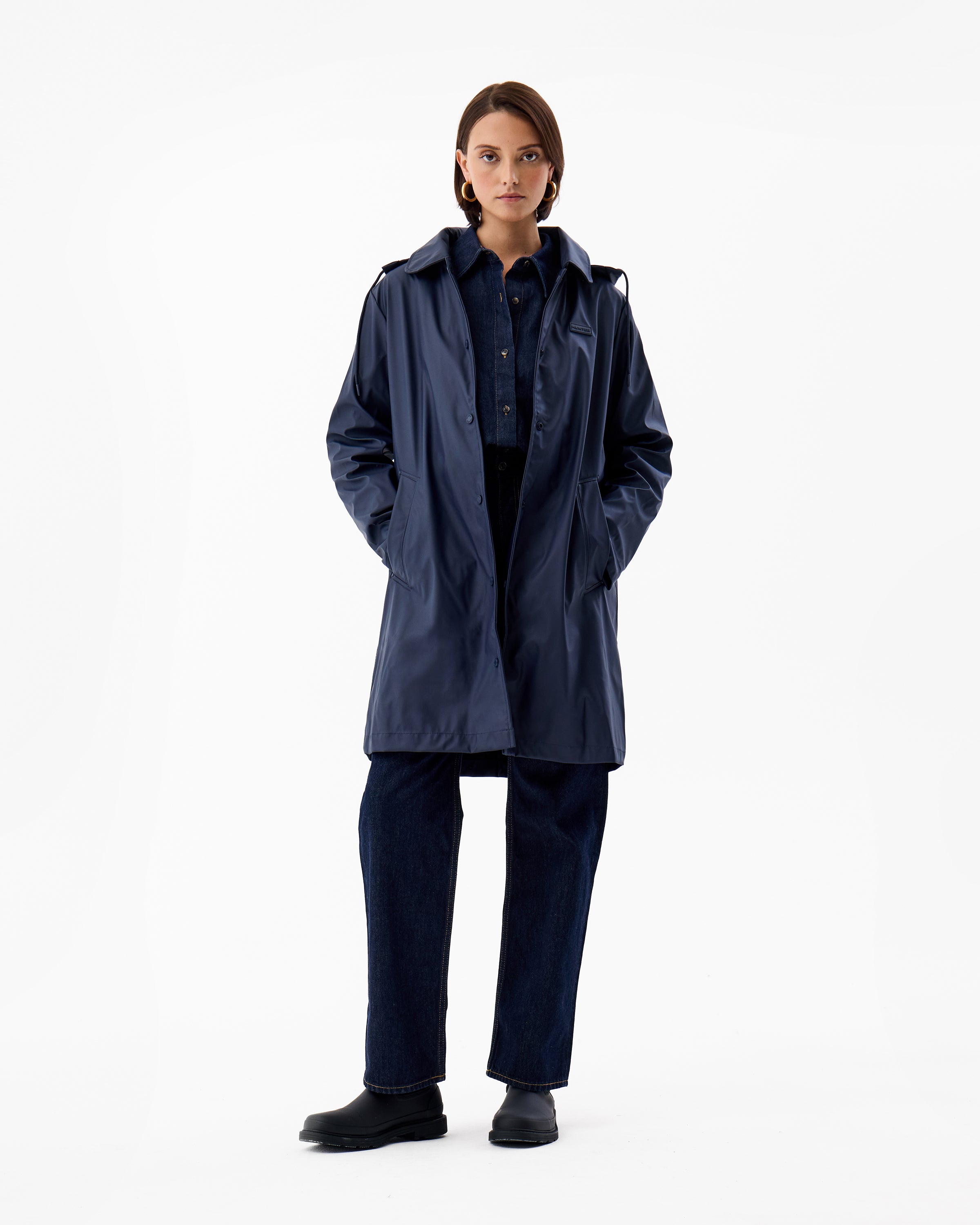 BENJA PU COAT – Hunter Boots UK