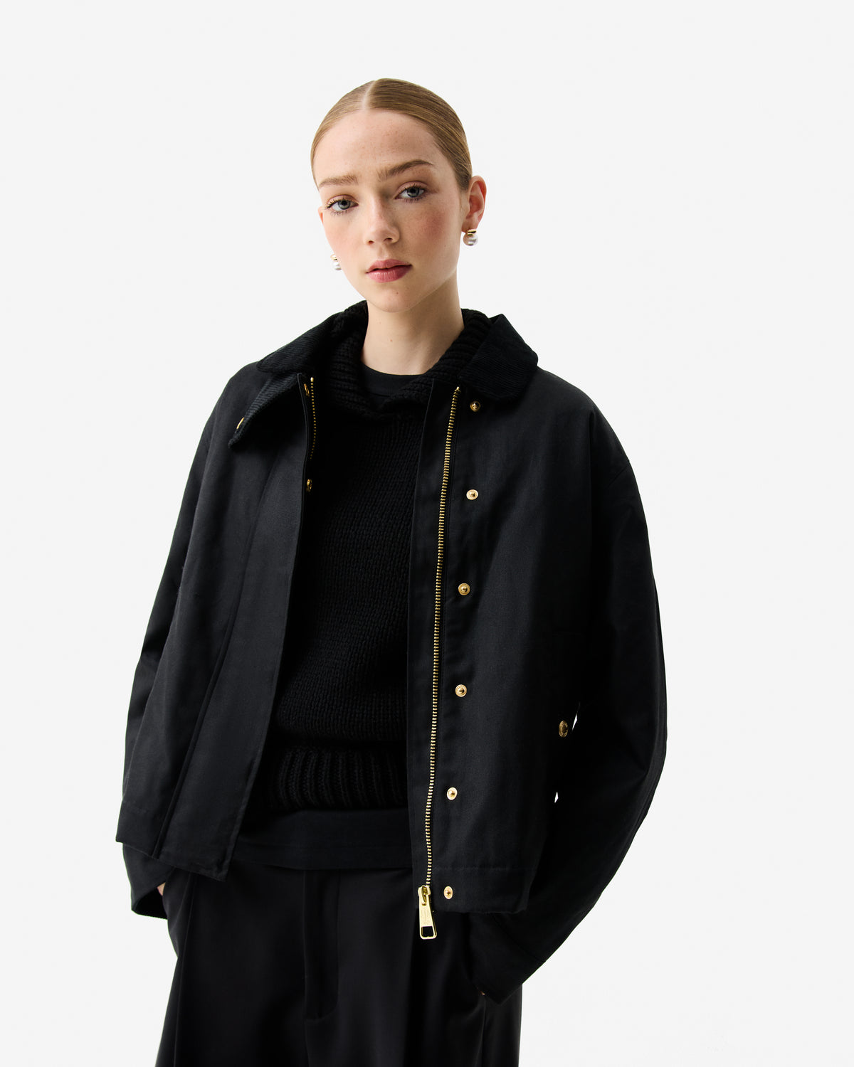 Leith Oversized Waxed Jacket