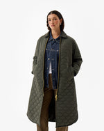 Fionn Long Quilted Coat