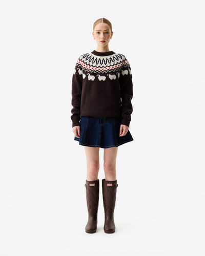 Ashie Fair Isle Crew Neck Jumper