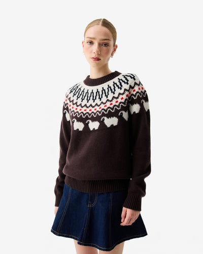 Ashie Fair Isle Crew Neck Jumper