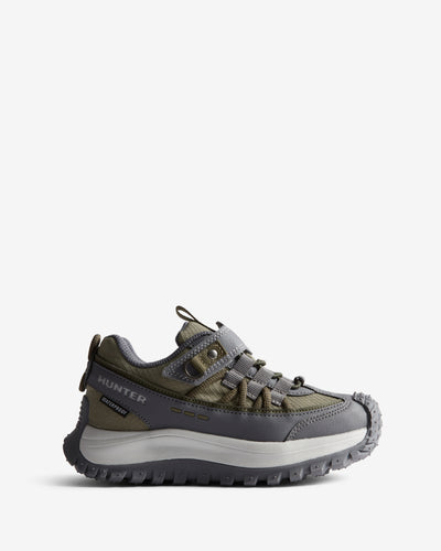 Kids Khaki Zigzac Sneaker